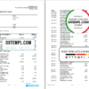 editable template, South Africa ABSA bank statement easy to fill template in Word and PDF format (9 pages)