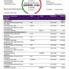 editable template, Estonia Inbank bank statement template, Word and PDF format (.doc and .pdf)