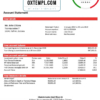 editable template, Estonia Citadele banka Eesti filiaal AS proof of address statement template in Word and PDF format, .doc and .pdf format