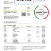 editable template, Congo Ecobank bank statement template in .xls and .pdf file format