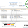editable template, Guatemala Banco de Guatemala bank statement easy to fill template in Excel and PDF format