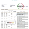 editable template, Greece National Bank of Greece proof of address bank statement template in Word and PDF format, .doc and .pdf format