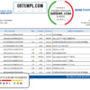 editable template, Egypt Blom Bank of Egypt bank statement easy to fill template in Excel and PDF format