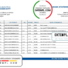 editable template, Egypt Blom Bank of Egypt proof of address statement template in Word and PDF format (.doc and .pdf)