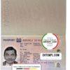 editable template, Singapore passport template in PSD format, fully editable, with all fonts