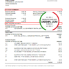 editable template, China Merchants bank proof of address statement template in Excel and PDF format