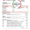 editable template, China Merchants bank proof of address statement template in Word and PDF format