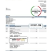 editable template, Germany Volksbank Jever statement template in Word and PDF format