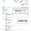 editable template, Germany Volksbank Jever statement template in Excel and PDF format