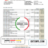 editable template, China Development Bank statement template in .xls and .pdf file format