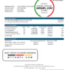 editable template, Ecuador Banco Interamericano de Desarrollo BID bank statement easy to fill template in .xls and .pdf file format