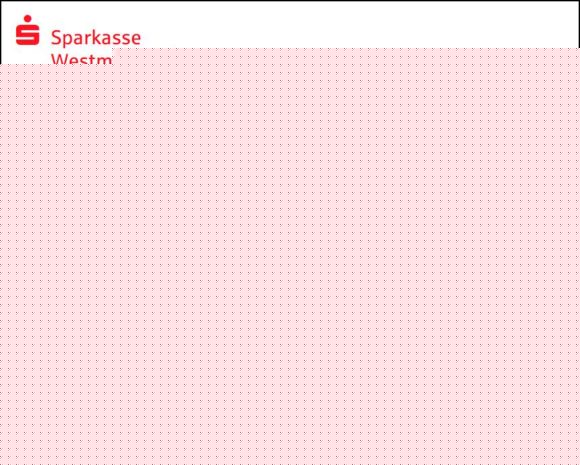 editable template, Germany Sparkasse Westmunsterland proof of address bank statement template in Word and PDF format