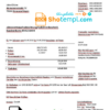 editable template, Germany Energis utility bill template in Word and PDF format, fully editable