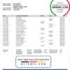editable template, Ecuador Banco Bolivariano proof of address bank statement template in Word and PDF format