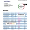 editable template, Germany Deutsche bank proof of address statement template in Word and PDF format