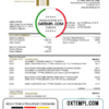 editable template, Dominican Republic Central Bank of The Dominican Republic proof of address bank statement template in Word and PDF format