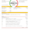 editable template, Dominica CIBC First Caribbean International Bank statement easy to fill template in .xls and .pdf file format