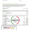 editable template, Canada TD Bank proof of address statement template in Word and PDF format (.doc and .pdf)