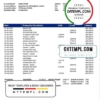 editable template, Iceland Kaupthing bank statement template in Word and PDF format