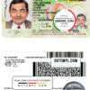 Georgia driver license PSD template