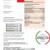 editable template, Canada Scotiabank bank statement easy to fill template in Excel and PDF format (AutoSum)