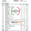 editable template, Czech Republic Československá Obchodní Banka bank statement easy to fill template in .xls and .pdf file format
