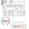 editable template, Hong Kong Scotiabank proof of address statement template in Word and PDF format (.doc and .pdf)
