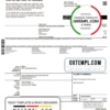 editable template, Finland Klarna Bank statement template in Word and PDF format, in Finnish language