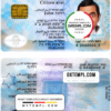 editable template, Israel ID template in PSD format, fully editable (+ editable PSD photo look) photo look version 2