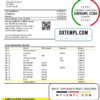 editable template, Croatia Raiffeisen Bank statement template, Word and PDF format (.doc and .pdf)