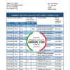 editable template, Kenya Citibank bank statement template in Word and PDF format