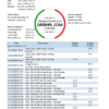 editable template, Cameroon Ecobank bank statement easy to fill template in .xls and .pdf file format