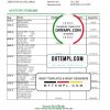 editable template, Japan Post bank statement easy to fill template in Excel and PDF format