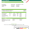 editable template, Croatia OTP Bank statement easy to fill template in Excel and PDF format