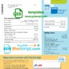editable template, Australia AGL electricity utility bill template, fully editable in PSD format