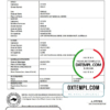 editable template, Australia Jervis Bay territory birth certificate template in Word and PDF format