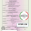 editable template, Australia New South Wales Death Certificate template in Word and PDF format