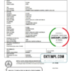 editable template, Australia South Australia birth certificate template in Word format, version 2