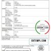 editable template, Australia Western Australia birth certificate template in Word format, version 1