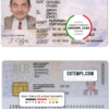 editable template, Belarus ID template in PSD format, with all fonts