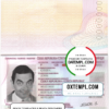 editable template, Czech passport template in PSD format, fully editable