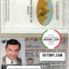 editable template, Egypt passport template in PSD format, fully editable
