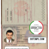 editable template, Germany passport template in PSD format, fully editable, with all fonts (till March of 2017)