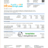 editable template, Germany ENSO rechnung für strom und erdgas utility bill template in Word and PDF format