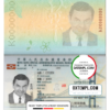 editable template, Hong Kong passport template in PSD format, fully editable