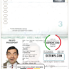 editable template, Haiti passport template in PSD format, fully editable