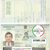 editable template, Iraq passport template in PSD format