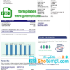 editable template, Singapore Iswitch energy utility bill template, fully editable in PSD format