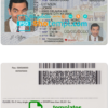 Kansas driver license PSD template