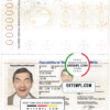 editable template, Malta passport template in PSD format